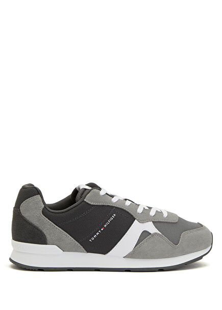 Runner Icon Mix Grey Men's Leather Sneakers