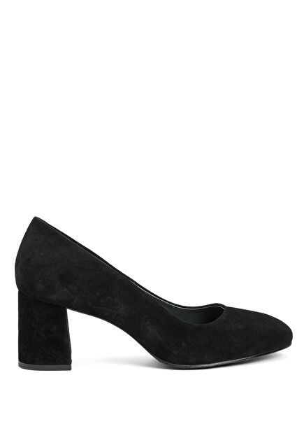 Black Women'S Leather Pump