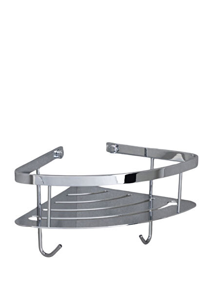 Krom Renk Pirinç Banyo Duş Raf Sistemi  