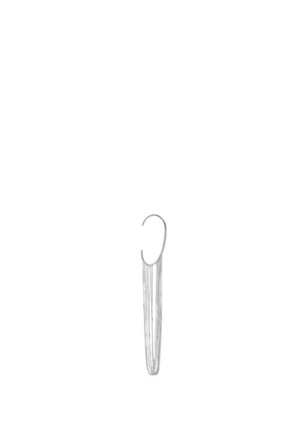 Currents Ear Cuff Long Women's Silver Earrings