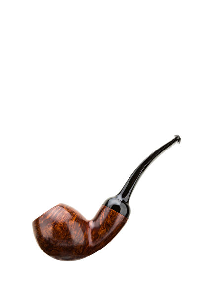 13012-19 Koyu Kahverengi Smooth Briar Pipo