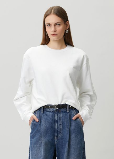 Mabel Etta Oversized Beyaz Sweatshirt