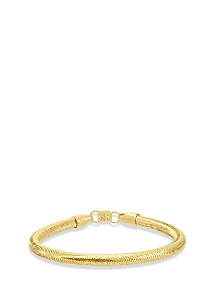 Flexible 14K Gold Women's Bracelet