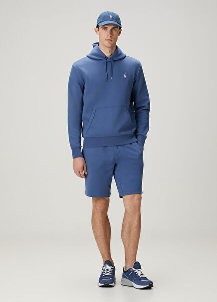 Mavi Beli Kordonlu Şort