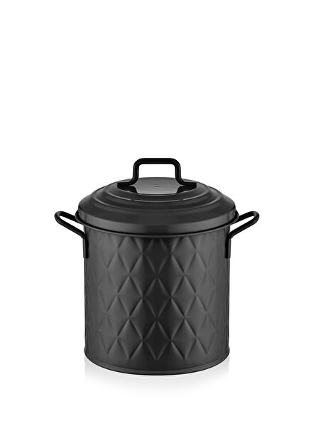 Prism Black Countertop Trash Bin 4 Lt