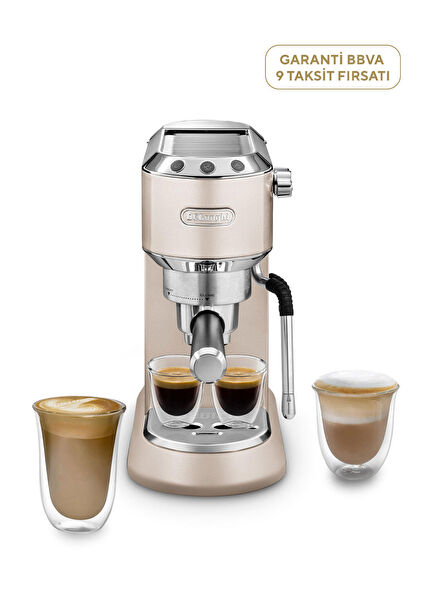 Dedica Bej Manuel Espresso Kahve Makinesi EC885.BG