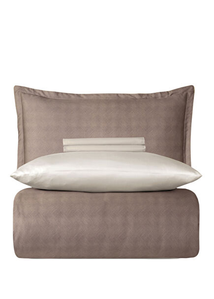 Runda 100% Cotton 300 TC (120 Wire) Double Duvet Cover Set Mink 200 x 220 cm