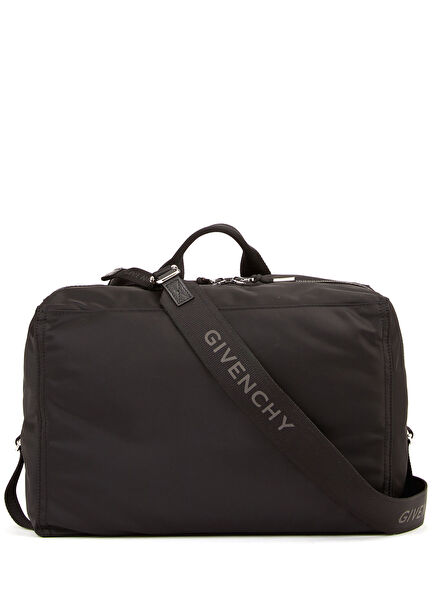 Siyah Logo Detaylı Erkek Çanta