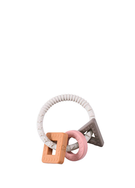 Silicone Gray Baby Teether