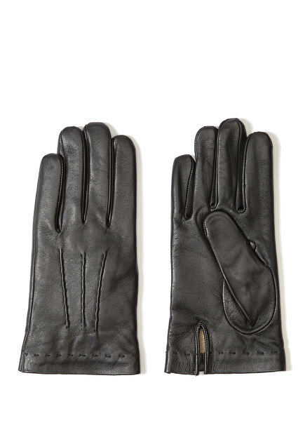 Siyah Erkek Deri Eldiven