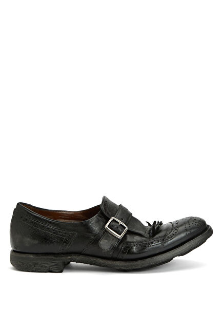 Black Women's Leather Loafer
