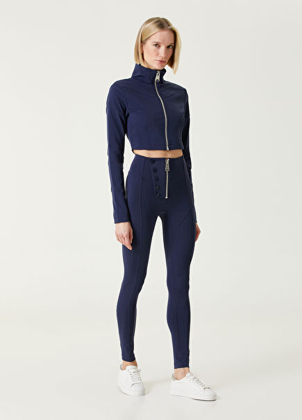 Iselin Lacivert Tayt