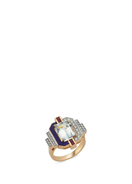 Luna Luce Diamond Women's Gold Ring