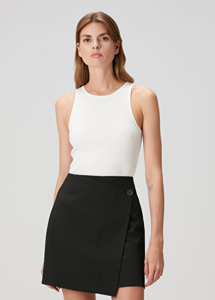 Amani Kırık Beyaz Organik Pamuk Atlet