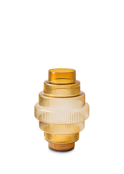 Large Amber Cam Vazo