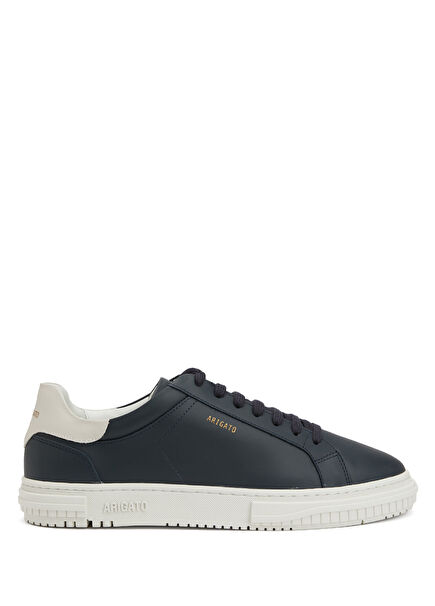 Atlas Lacivert Erkek Deri Sneaker