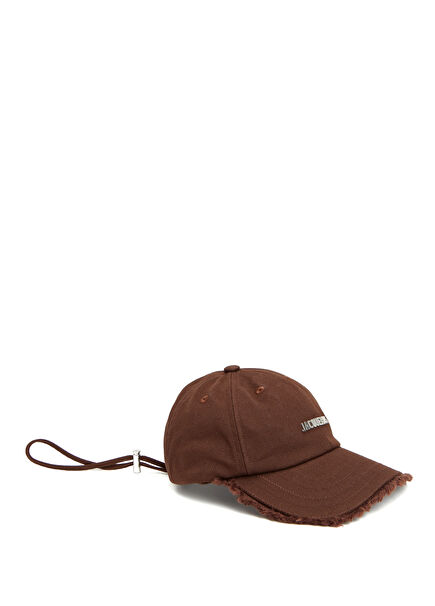 La Casquette Brown Logo Detailed Women's Hat