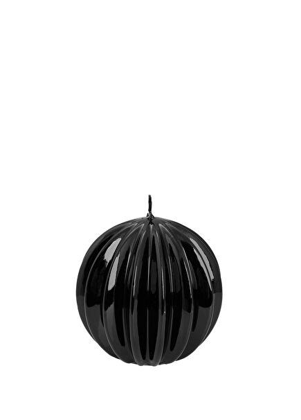 Metalik Siyah Top Mum 10 cm