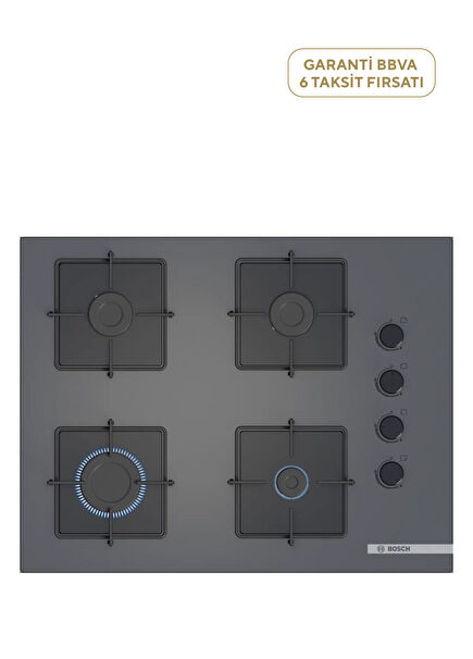 POP7C9P30O Serie 4 Anthracite Grey Glass Built-in Cooktop
