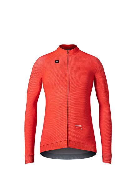 Hyder Vermilion Red Winter Women's Cycling Jersey