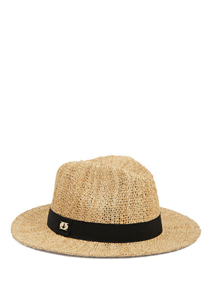 Beige Women's Straw Hat