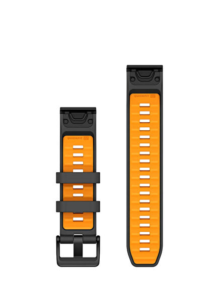 QuickFit Grafit Turuncu 22 mm Akıllı Saat Kordon
