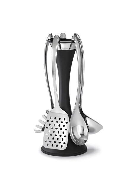 Steel 6 Piece Kitchen Service Set