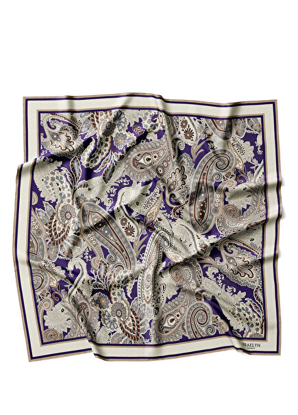 Imperial Paisley Twill İpek Kadın Eşarp