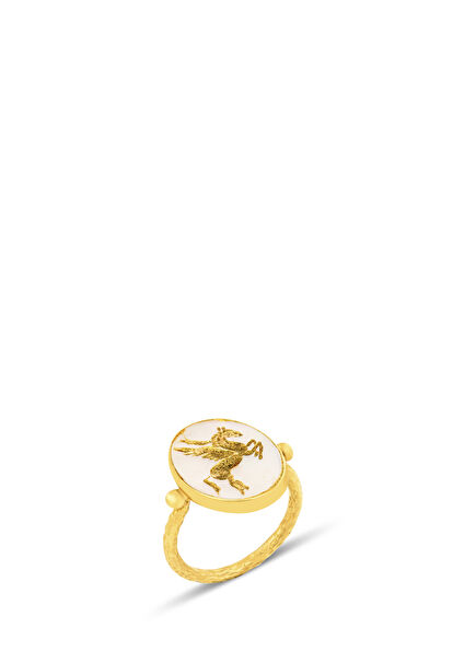 Pegasus II 22K Gold Plated Women's Ring