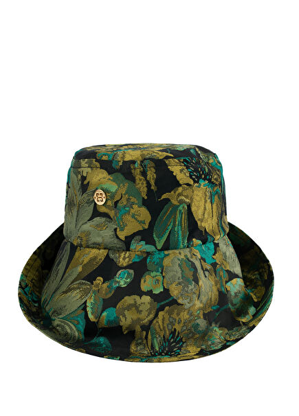 Green Autumn Geniş Kenarlı Kadın Kova Şapka