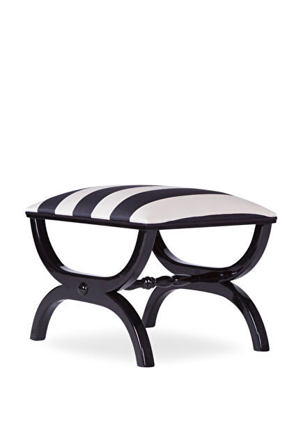 Gucci Siyah Beyaz Puf