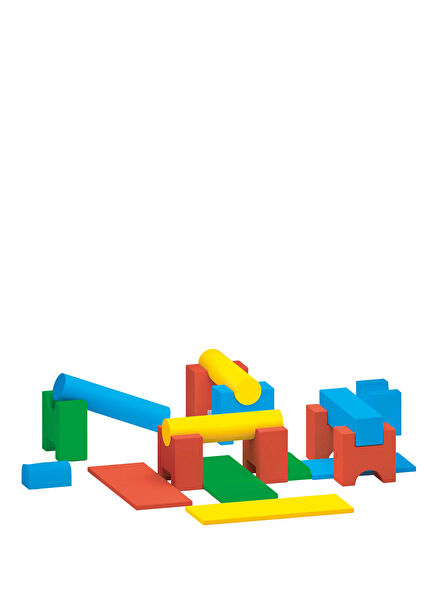 Colorful Modular 18 Piece Sponge Game Set