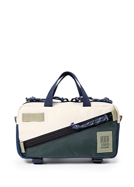Mini Quick Forest Bone White Blue Unisex Waist Bag