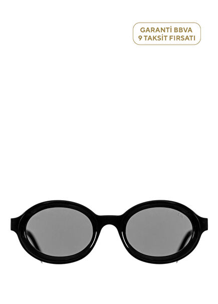 48 N1-N43 Molino Black Acetate Women's Sunglasses