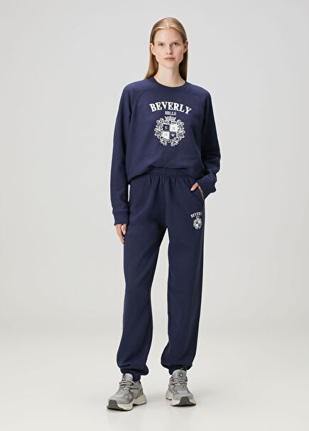 Navy Blue Jogger Sweatpants