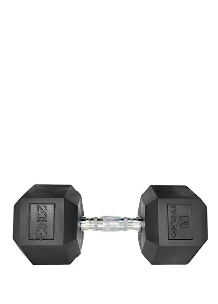 Hex Rubber Hexagonal Dumbbells 20 kg