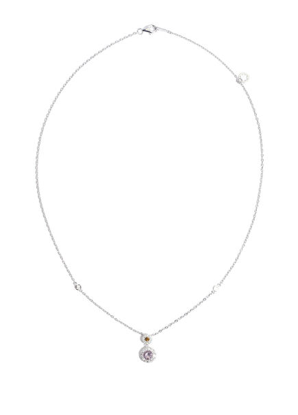 Women's Gold Necklace With Diamond Detail