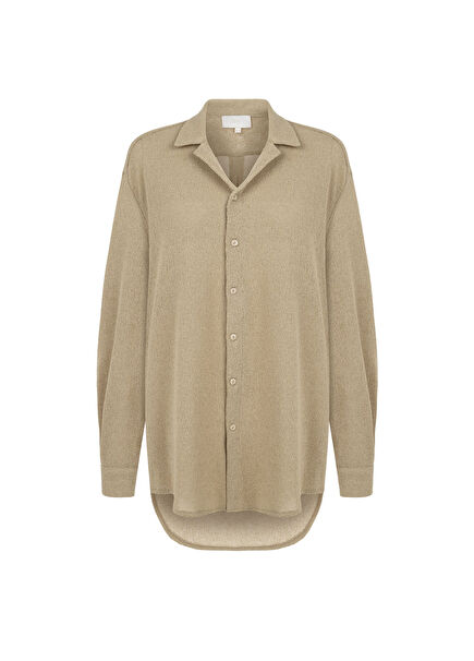 Beige Knit Shirt