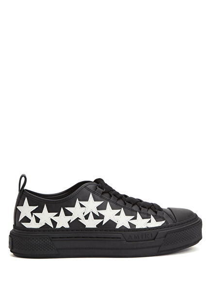 Stars Court Black Men's Leather Sneakers