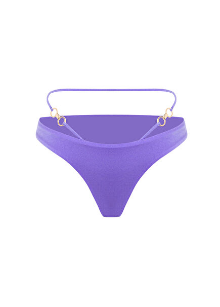 Lilac Siren Halka Detaylı Kadın Bikini Altı