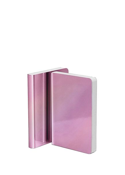 Pearl Rose A6 Metalik Suni Deri Noktalı Defter