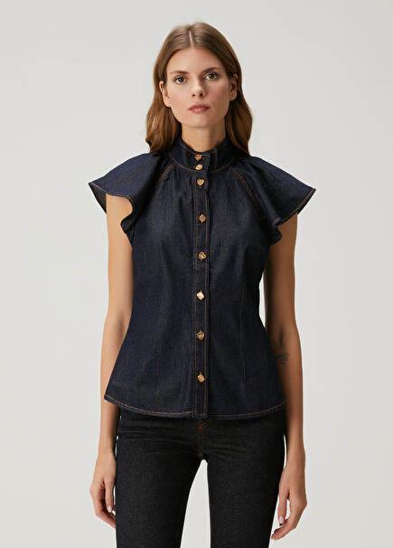 Crush Navy Denim Shirt