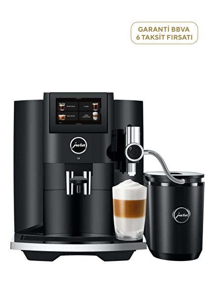 S8 Piano Black Fully Automatic Coffee Machine