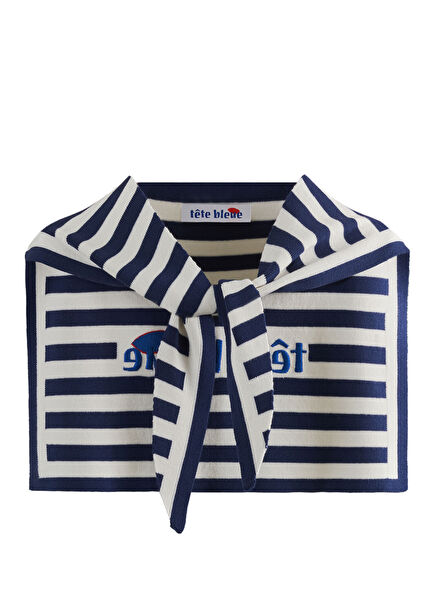 Morgan Sailor Navy Blue Scarf