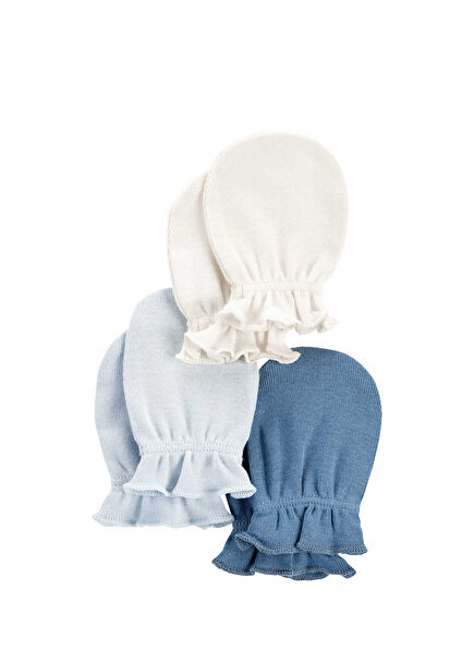 Boys' Baby 3-Pack Gloves Set Blue