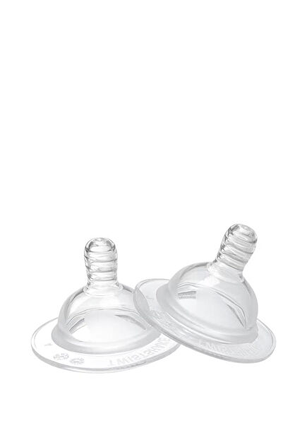 Large 4 Ay+ Silikon Anti-Kolik 2'li Biberon Emziği