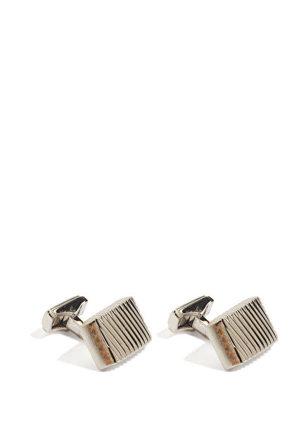 Anthracite Geometric Shaped Cufflink