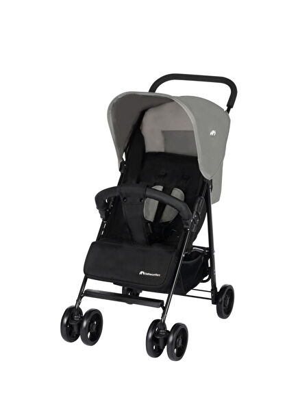 Foggy Ultra Kompakt Tinted Grey Tek Elle Katlanabilen Baston Bebek Arabası 