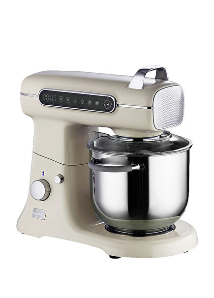 Gem Retro Vanilya Krem Rengi Artisan Yüksek Performans 7L Stand Mikser