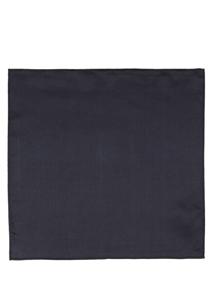 Navy Blue Silk Bag Handkerchief